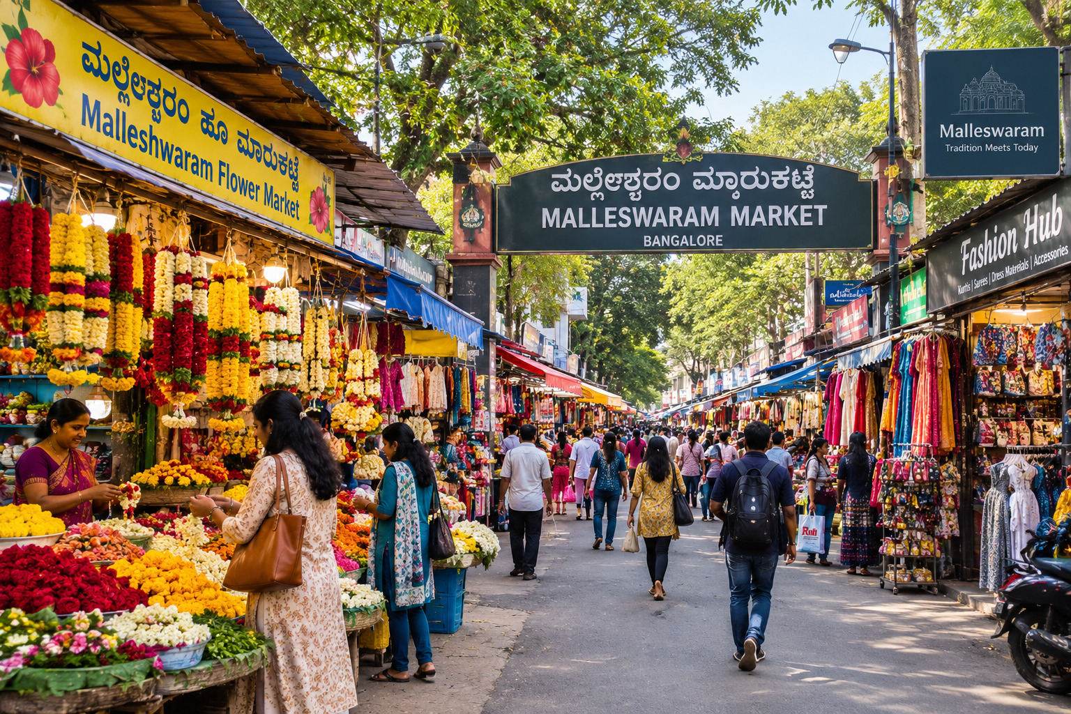 Malleswaram Market Bangalore: Shopping, Food & Local Experiences Near Saavees Residency
